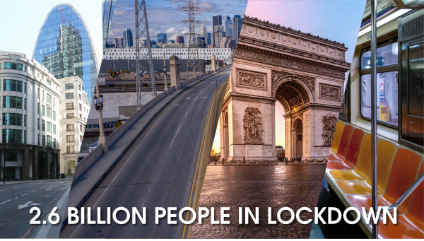 2.6 Billion People In Lockdown