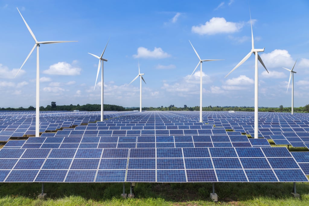 Wind and solar Farm