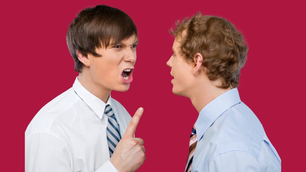 Leaders in discussion symbolising how constructive disagreement strengthens strategic decision-making and accelerates execution.